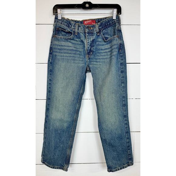 Arizona Straight Cut Jeans Boy's Size 10 Husky - Picture 1 of 3